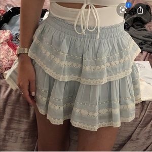 ❤️SOLD❤️LoveShackFancy Ruffle Mini Skirt